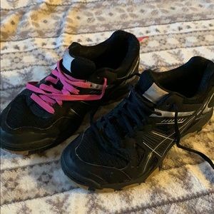 ASICS volleyball shoes (black)